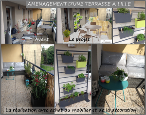 Aménagement terrasse Lille