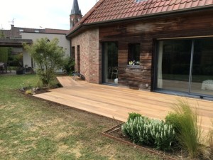 création de terrasse bois à Villeneuve d'ascq (1)